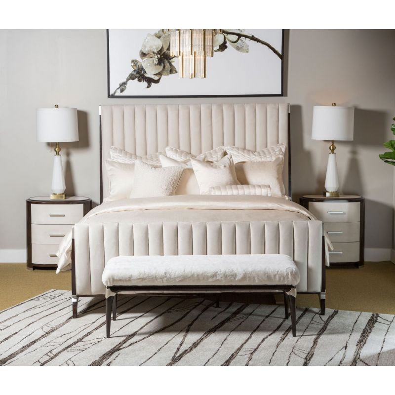 AICO Michael Amini Paris Chic Bed Bench - Thumbnail 2
