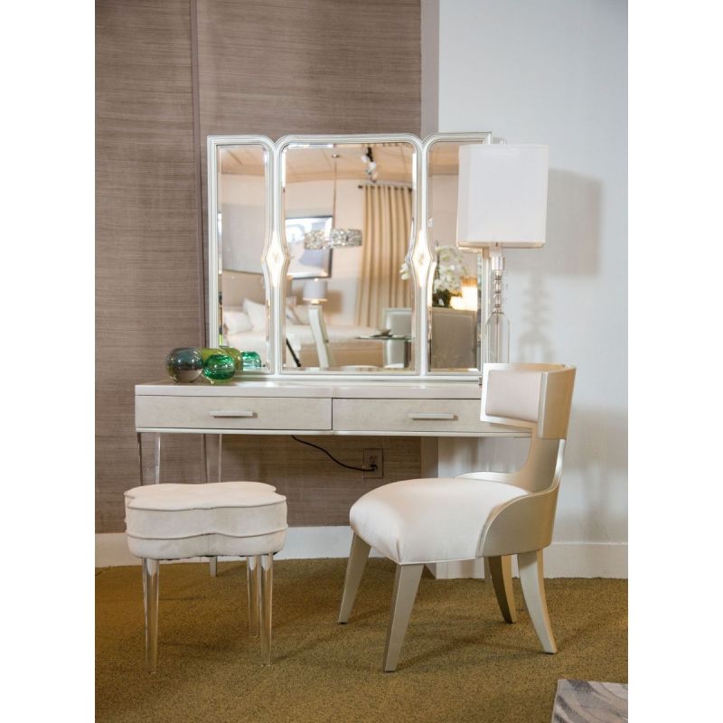 AICO Michael Amini Camden Court Dresser with Oval Mirror - Thumbnail 2