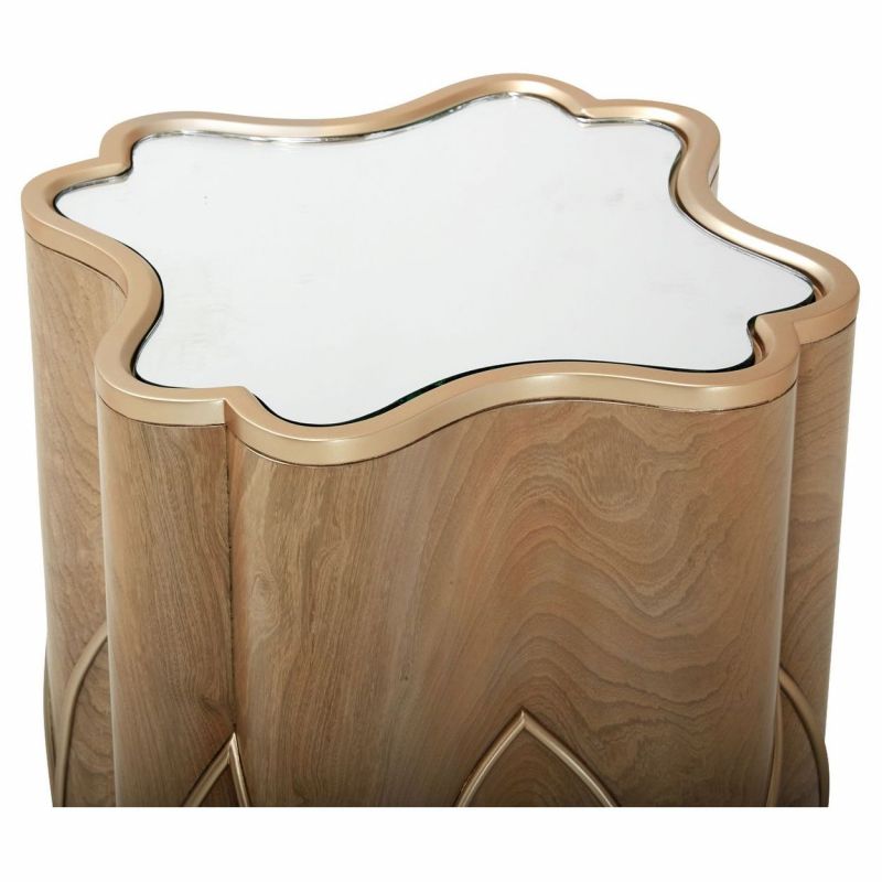 AICO Michael Amini Villa Cherie Chairside Table - Thumbnail 4