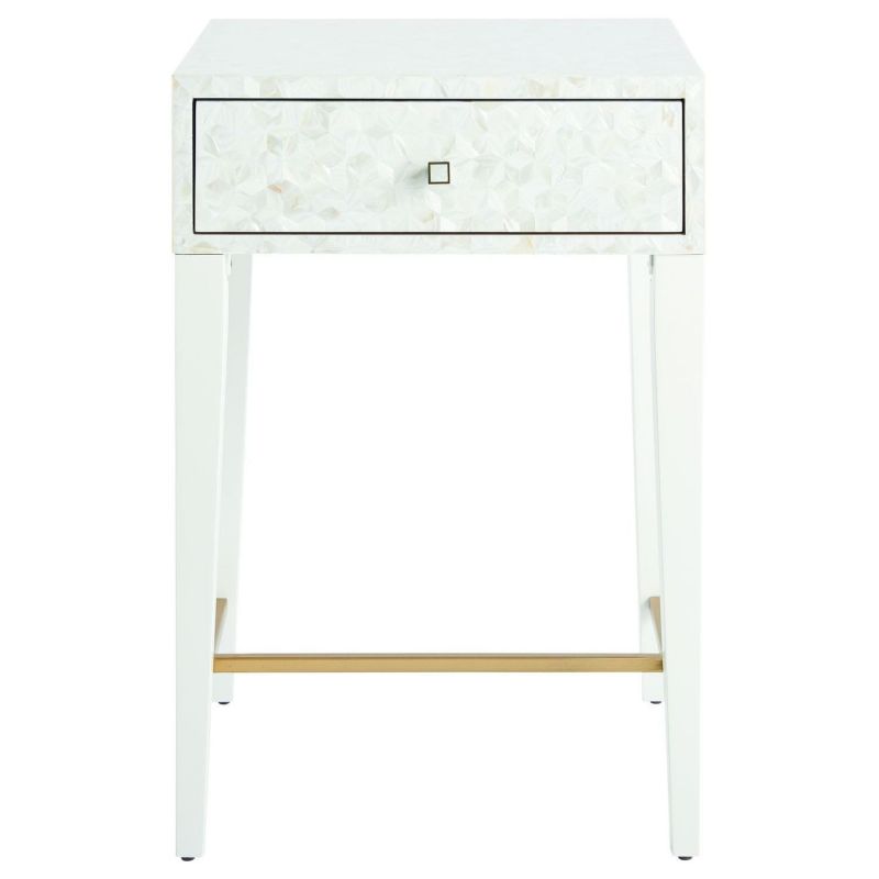 Love Joy Bliss Wood Bedside Table w/Drawer - Thumbnail 3