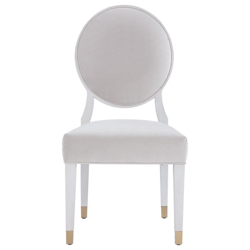 Universal Explore Home Love. Joy. Bliss.-Miranda Kerr Home Alabaster Oval Side Chair - Thumbnail 4
