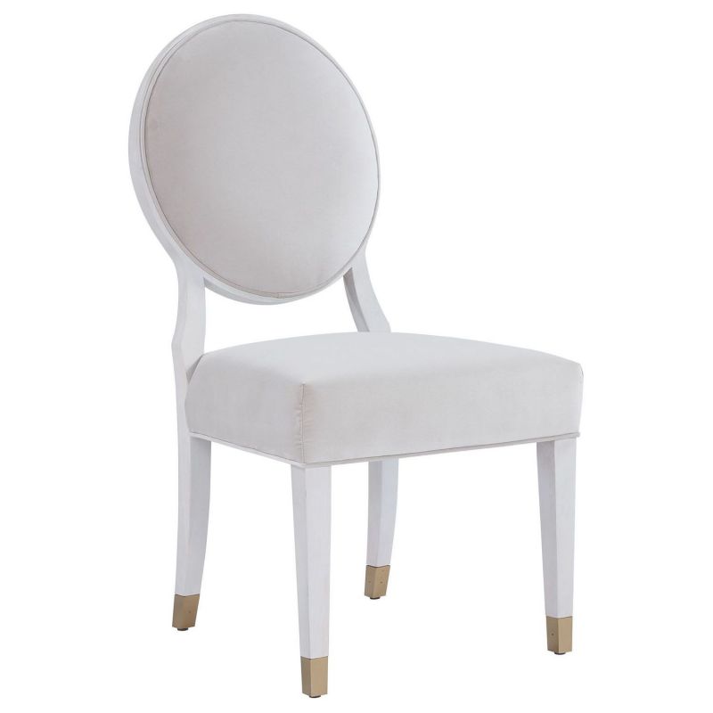 Universal Explore Home Love. Joy. Bliss.-Miranda Kerr Home Alabaster Oval Side Chair