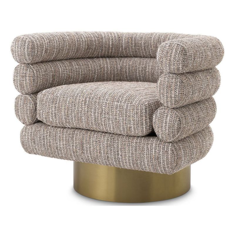 Eichholtz Maguire Swivel Chair Mademoiselle Beige Unlimited Furnitures
