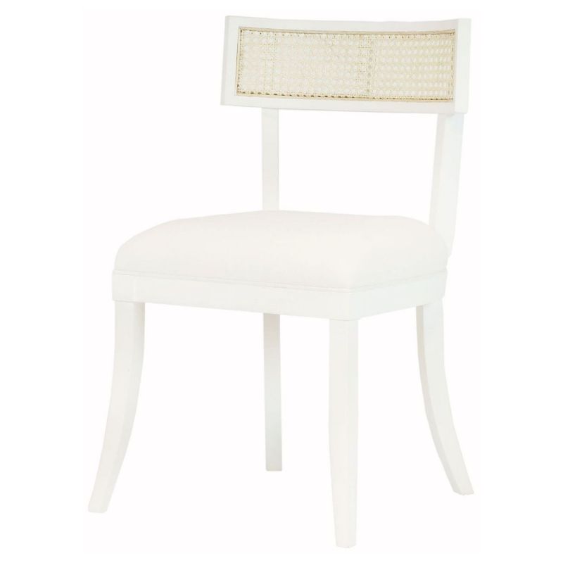 Worlds Away Klismos Dining Chair with Cane Detail