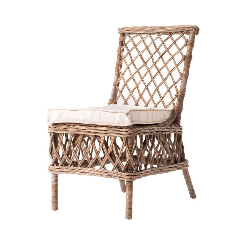 Novasolo Wickerworks Aristocrat Side Chair - Thumbnail 2