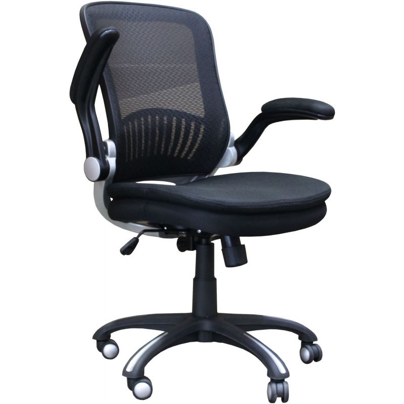Parker Living DC#301 Black Fabric Desk Chair - Thumbnail 2