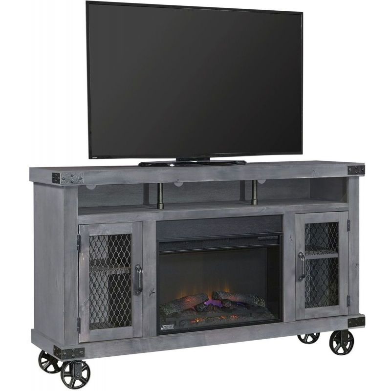 Aspenhome Industrial 62" Fireplace Console - Thumbnail 3