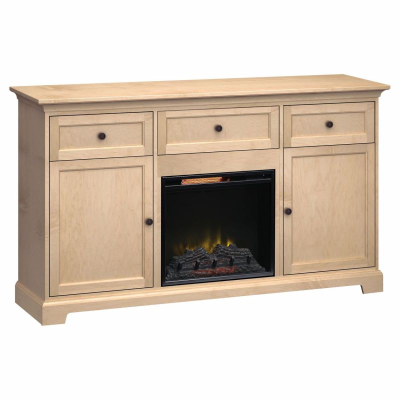 Howard Miller FT72B 72" TV Fireplace Tall