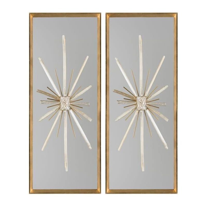 John Richard North Star Wall Decor Set of Two Art Frame