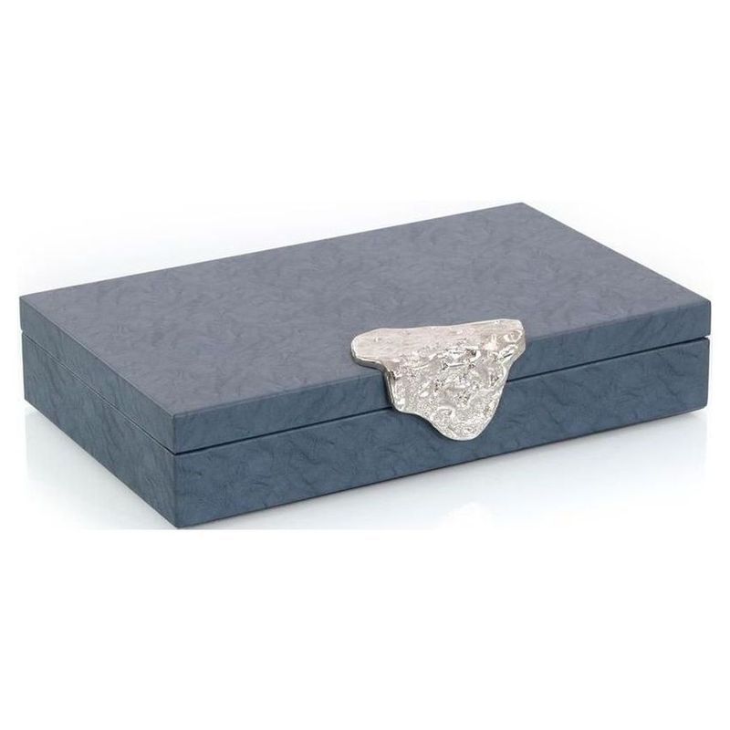 John Richard Gypsy Blue Leather Box I - Thumbnail 2