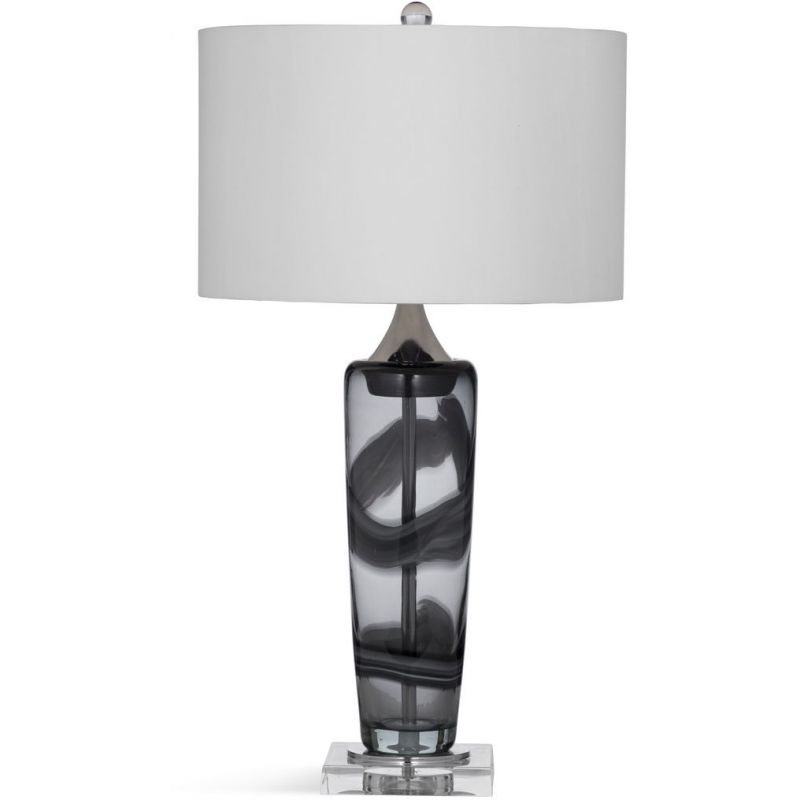 Bassett Mirror Company Glass Nikola Table Lamp