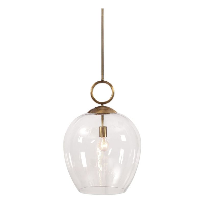 Uttermost Calix Large Blown Glass 1 Light Pendant - Thumbnail 5