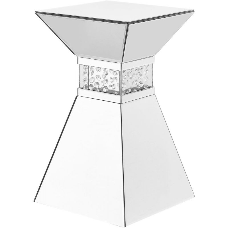Elegant Furniture & Lighting Modern Crystal End Table