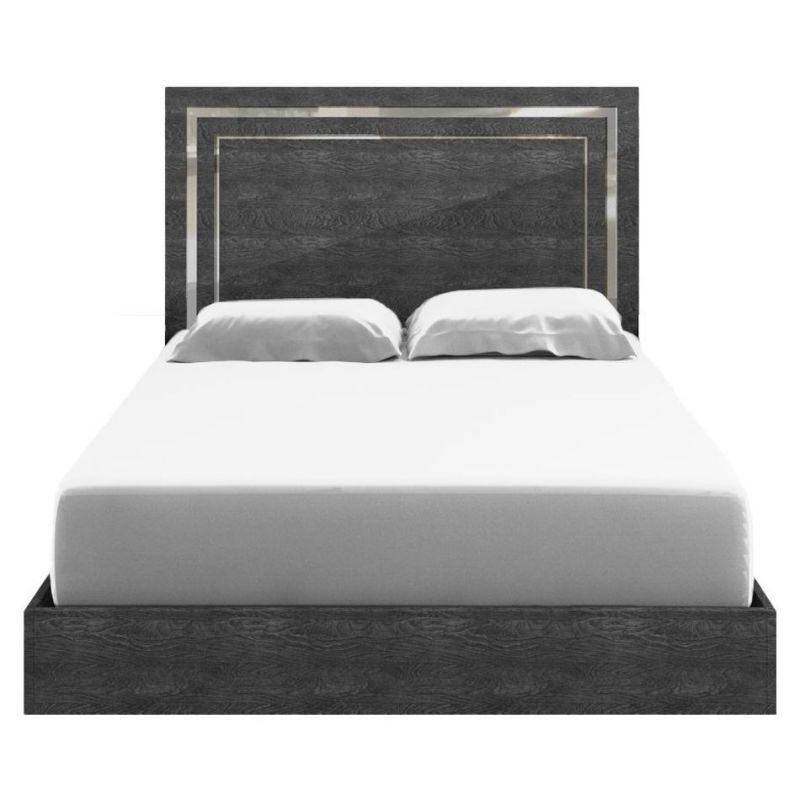 Essentials For Living Vivente Noble California King Bed Unlimited Furniture Essentials For Living Vivente Noble, Grandioso Bed Gray California King