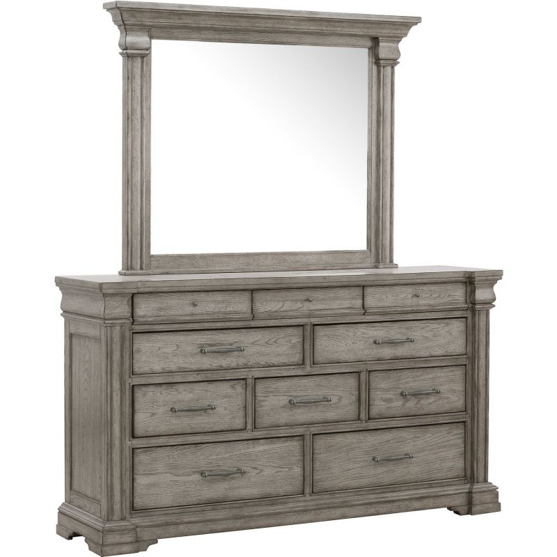 Pulaski Furniture Madison Ridge Dresser with Mirror
