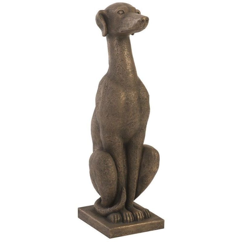 Bronze Greyhound Sculpture - Thumbnail 4