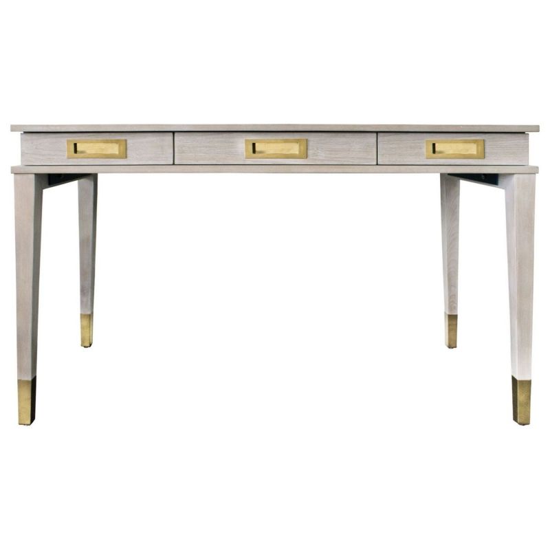 Worlds Away Plato Three Drawer Desk