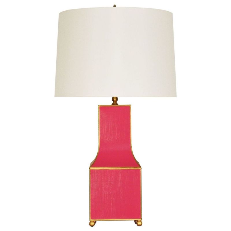 Worlds Away Renata Handpainted Pagoda Table Lamp