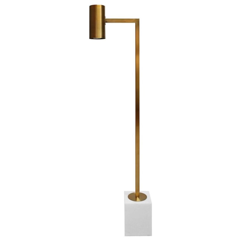 Worlds Away Sa Antique Brass Floor Lamp With Rectangular Marble Base Unlimited Furniture Sa Antique Brass Floor Lamp, Worlds Away Furniture Australia