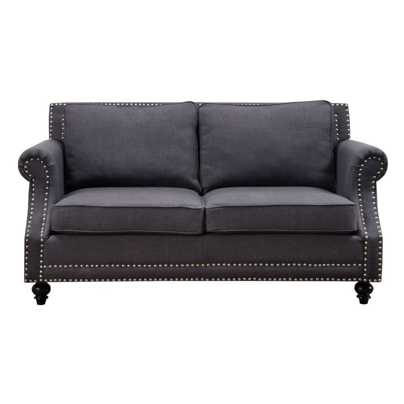 Tov Furniture Camden Grey Linen Loveseat Unlimited Tov Furniture Camden Grey Linen, Tov Camden Linen Sofa