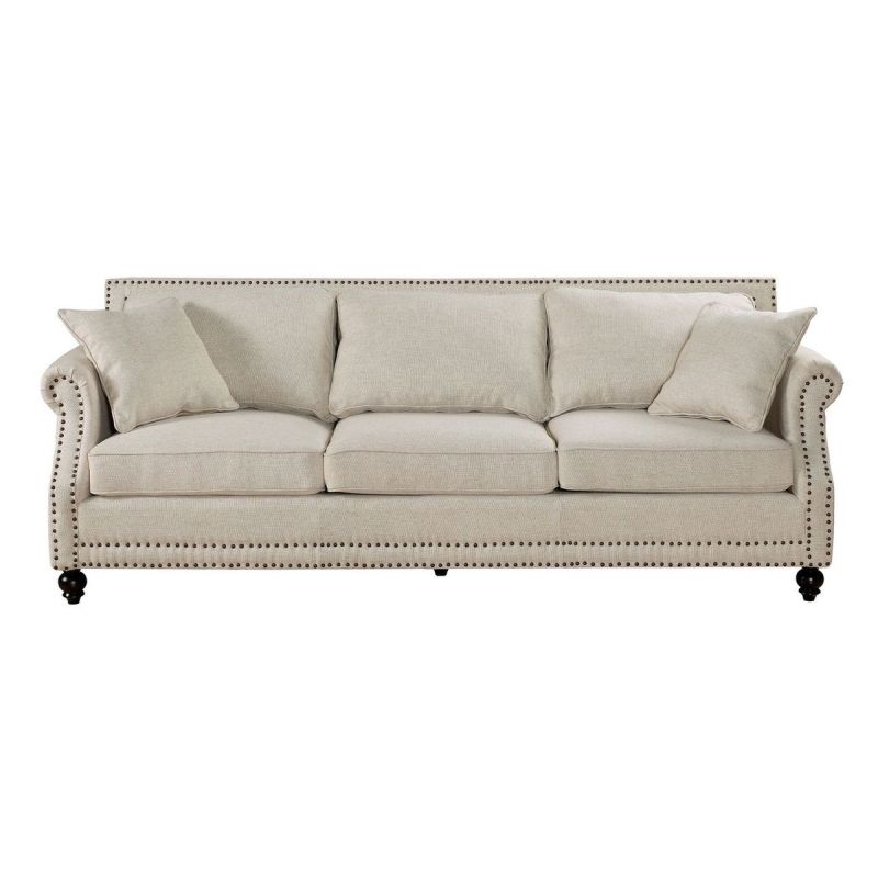 Tov Furniture Camden Beige Linen Sofa Unlimited Tov Furniture Camden Beige Linen Sofa, Tov Camden Linen Sofa