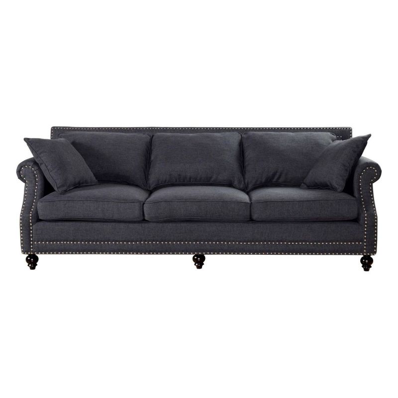 Tov Furniture Camden Grey Linen Sofa Unlimited Tov Furniture Camden Grey Linen Sofa, Tov Camden Linen Sofa