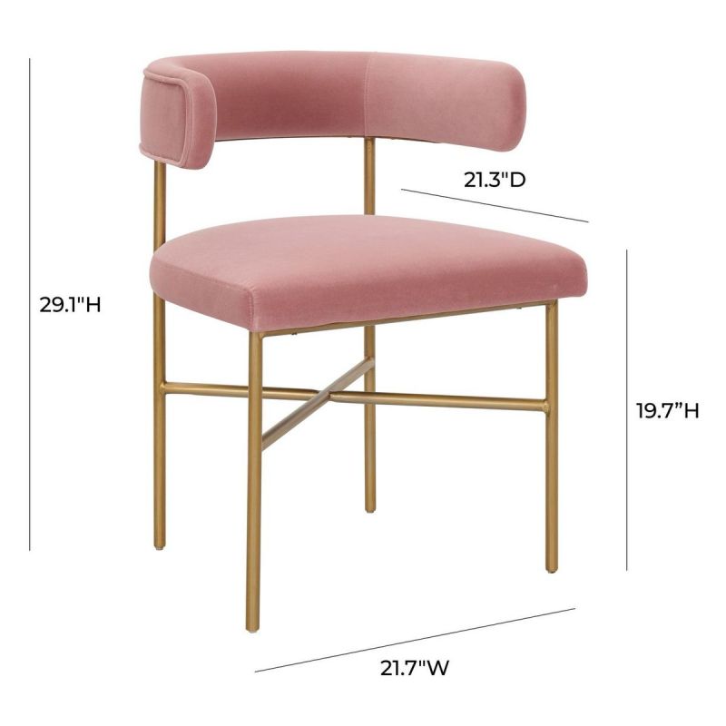 TOV Furniture Kim Performance Velvet Chair - Thumbnail 3