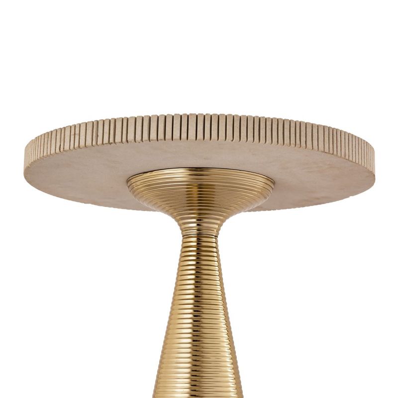 TOV Furniture Celeste Ribbed Side Table - Thumbnail 2