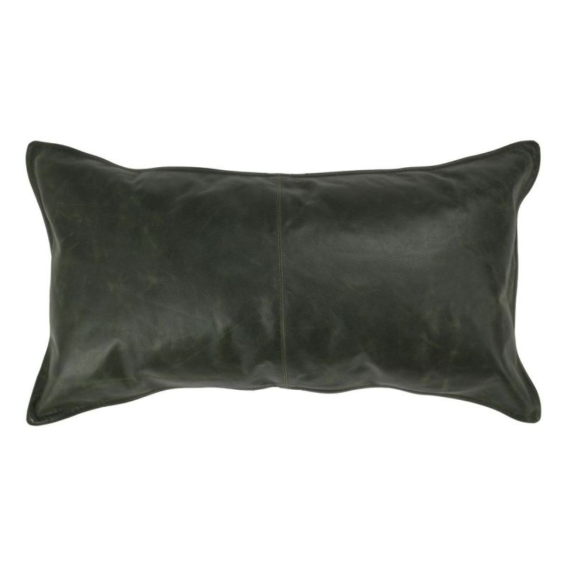 Classic Home Soco Leather Acre Pillow