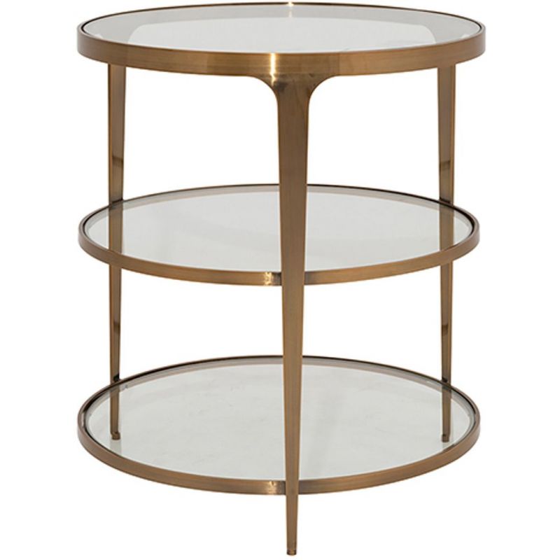 Vienna Round End Table - Thumbnail 4