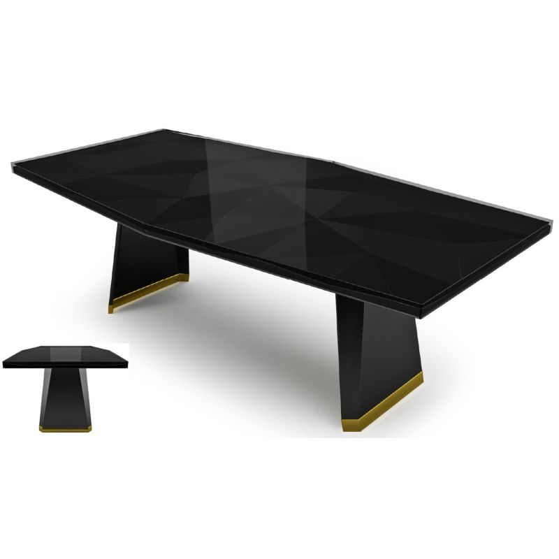 Arditi Collection Black Diamond Dining Table Unlimited Furniture