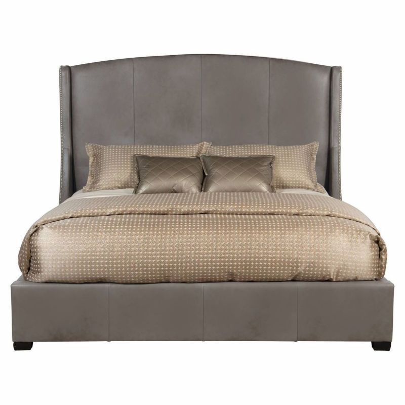 Bernhardt Interiors Cooper 64 H Leather Wing Bed Queen Unlimited Furniture Bernhardt Interiors Cooper 64 H Leather, Bernhardt Maxime Wing Bed