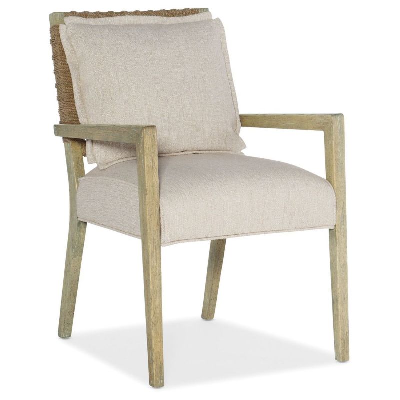 Hooker Furniture Surfrider Woven Back Arm Chair - Thumbnail 5