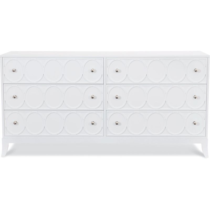 Century Furniture Details I Six Drawer Low Dresser