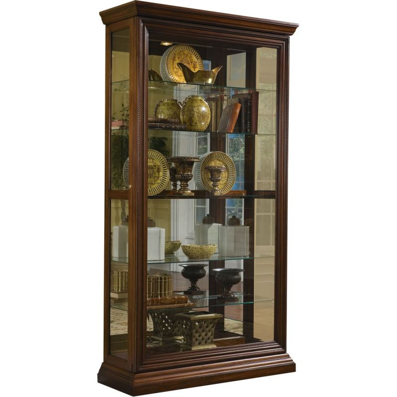 Pulaski Furniture Edwardian Two Way Sliding Door Curio Unlimited Way Sliding Door Curio, Pulaski Furniture Curio Cabinet