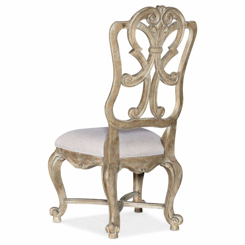 Hooker Furniture Castella Wood Back Side Chair - Thumbnail 2