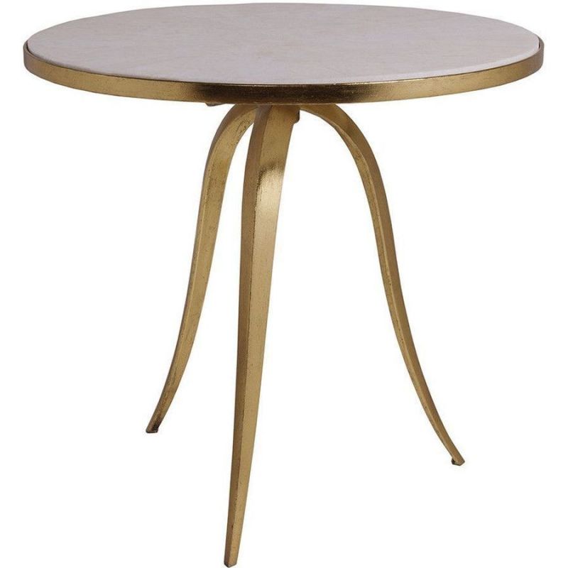 Artistica Home Crystal Stone Round End Table - Thumbnail 2