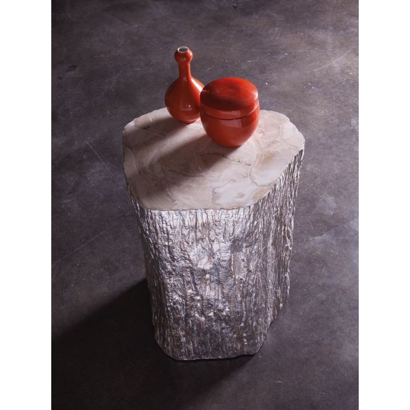 Artistica Home Trunk Segment Accent Table - Thumbnail 2