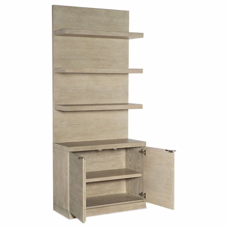 Hooker Furniture Cascade Bookcase With Hutch