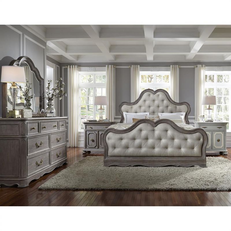 Pulaski Furniture Simply Charming Upholstered Bedroom Set In King Simply Charming Upholstered Bedroom, Pulaski Furniture King Bed