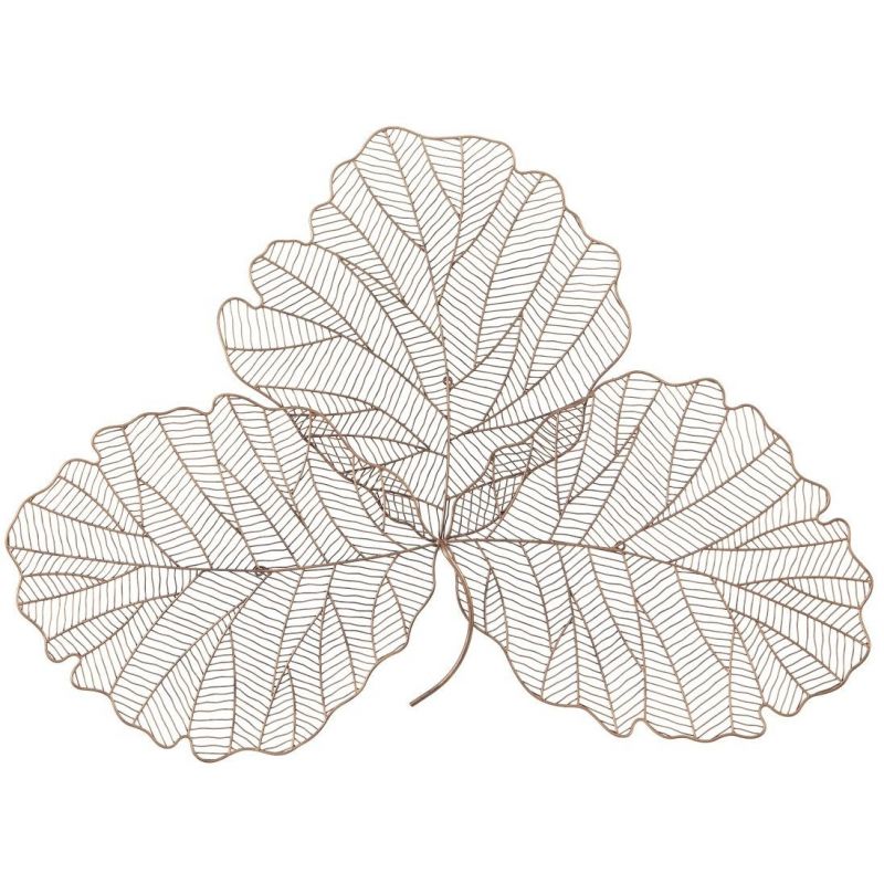 Phillips Collection Tri Leaf Wall Art - Thumbnail 3