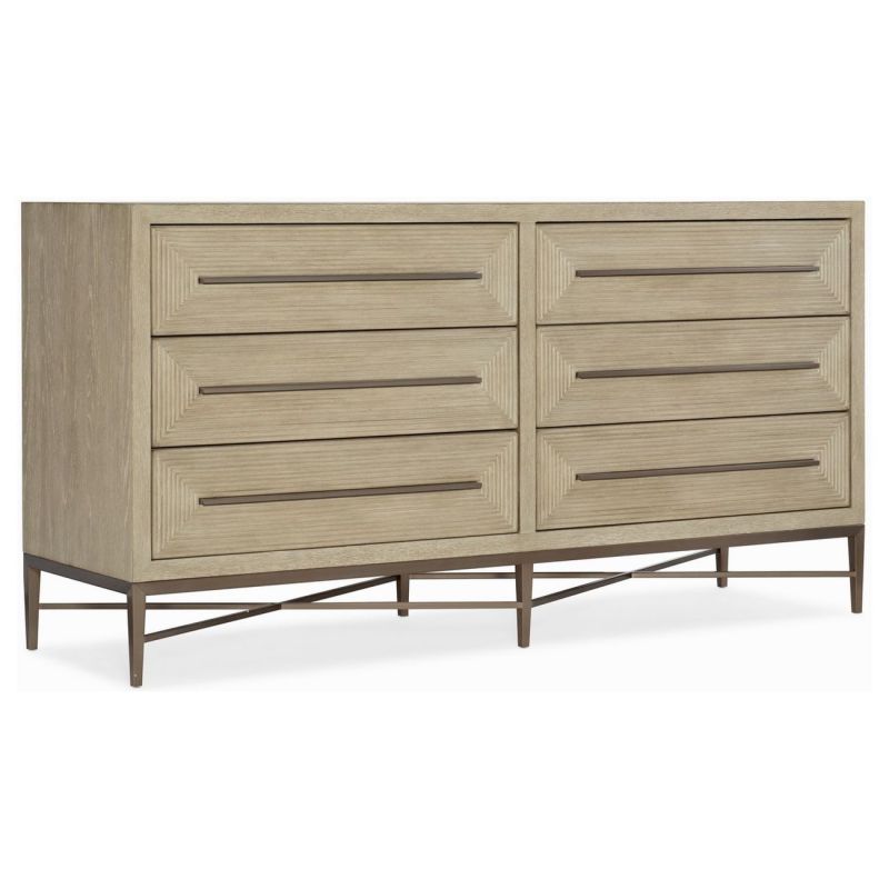 Cascade Six Drawer Dresser