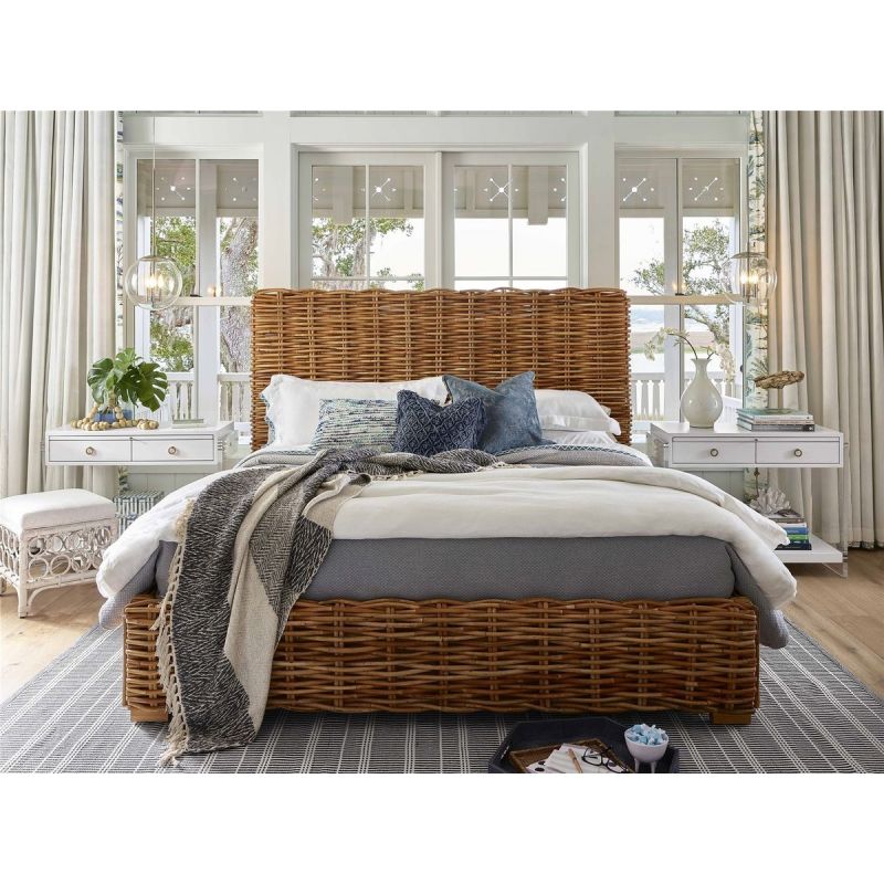 Universal Furniture Getaway Coastal Living Elliot Key Woven Bedroom Set