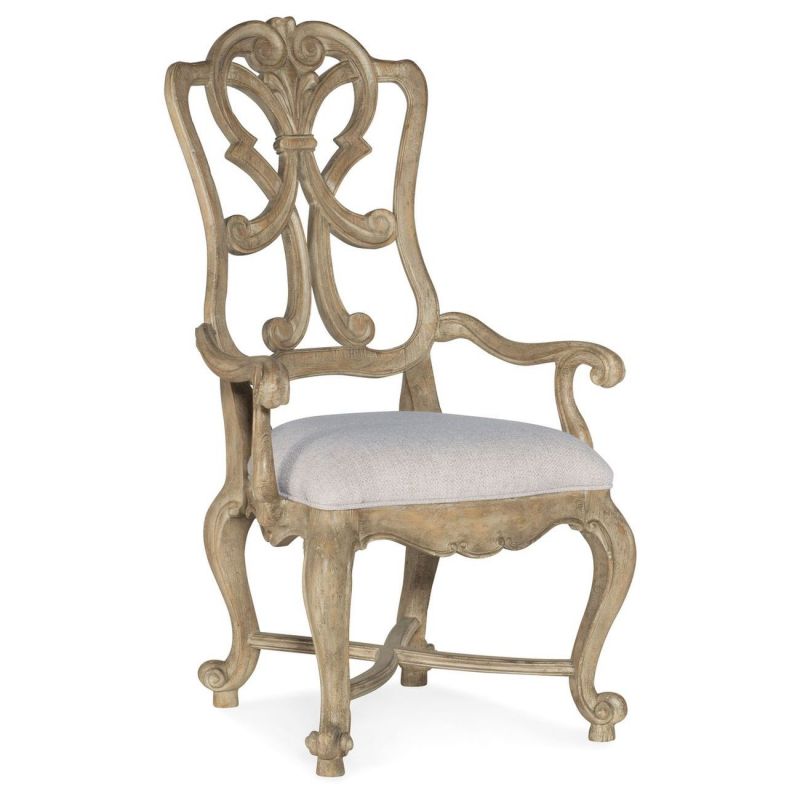 Hooker Furniture Castella Wood Back Side Chair - Thumbnail 5