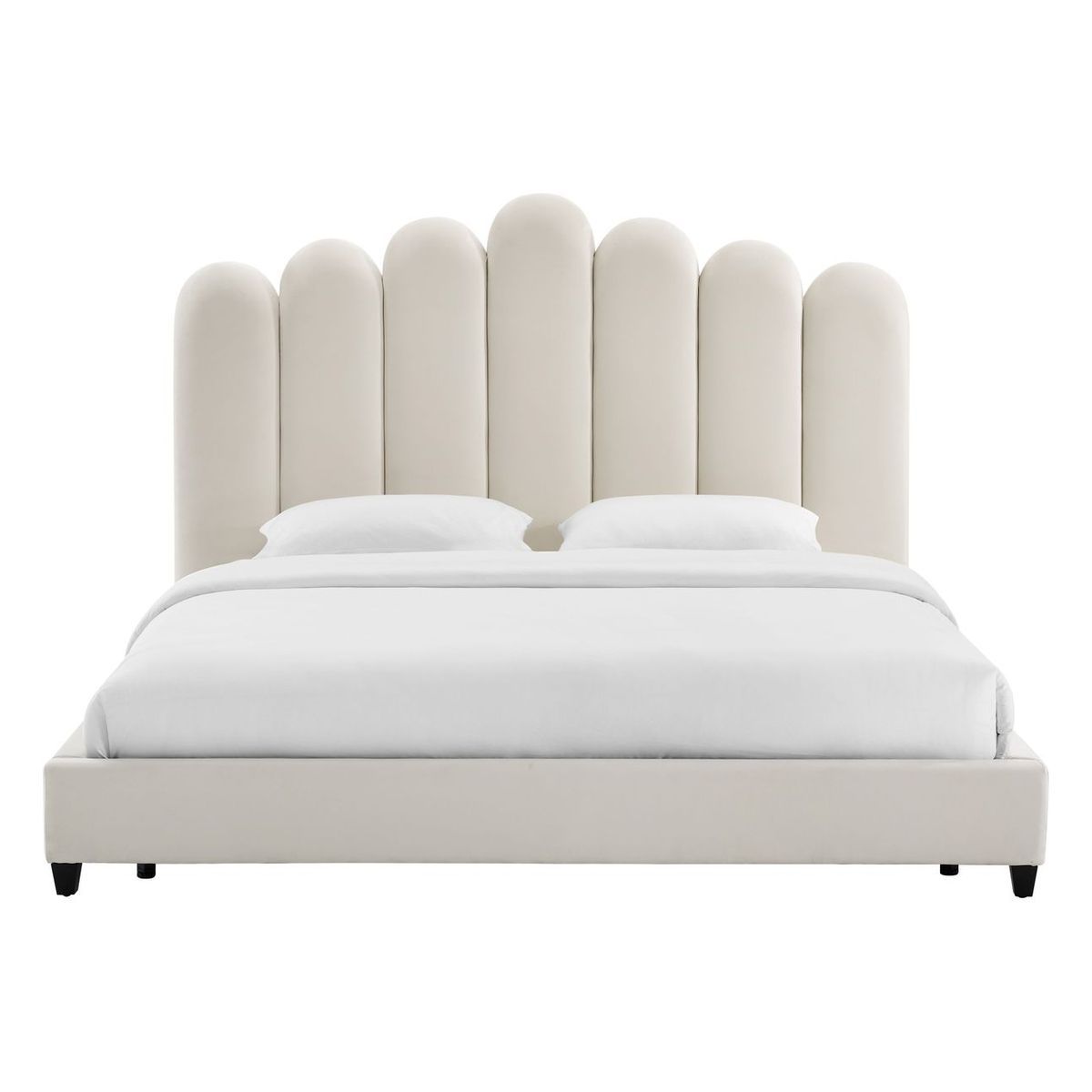 TOV Furniture Angela Cream Bed in Full Unlimited Furniture