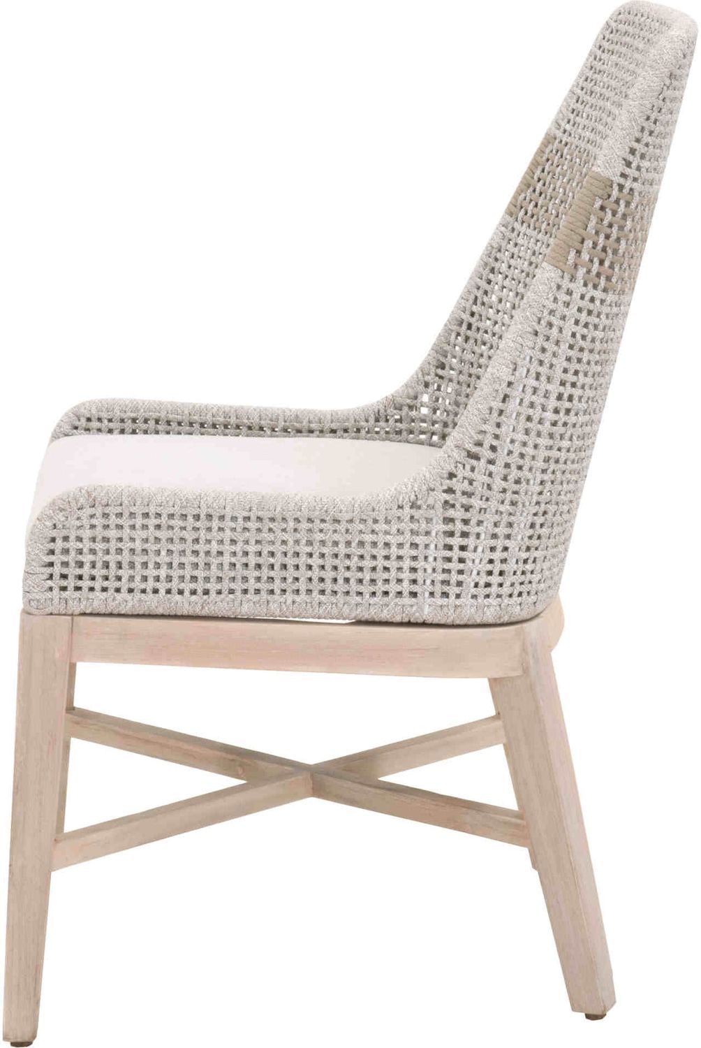 Essentials For Living Woven Mesh Outdoor Dining Chair Set of 2