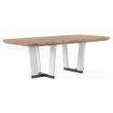 A.R.T. Furniture Portico Rectangular Dining Table in Sienna, White Plaster