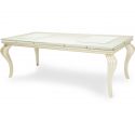 AICO Michael Amini Hollywood Loft 4 Leg Dining Table in Frost (CL1A) - CLEARANCE SALE