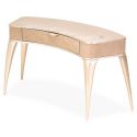 AICO Michael Amini Malibu Crest Vanity/Writing Desk - Blush (Promo)