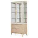 AICO Michael Amini Malibu Crest Display Cabinet - Chardonnay (Promo)